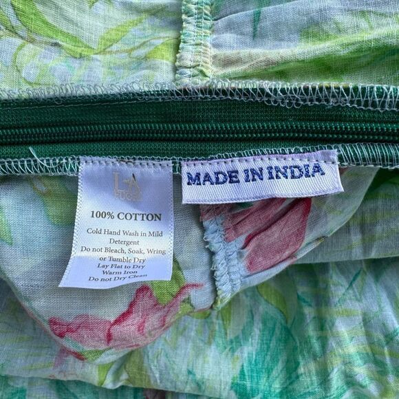 Just Bellina Vanvas Mariko Flutter Maxi Dress Lime Tropical Toucan S - Picture 6 of 6